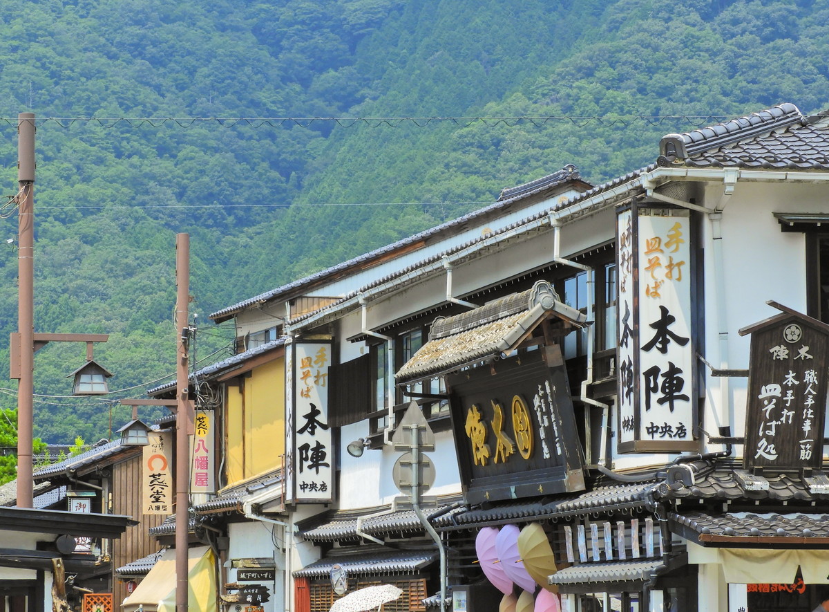 出石の町並み