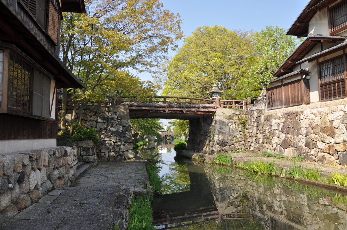 近江八幡の町並み