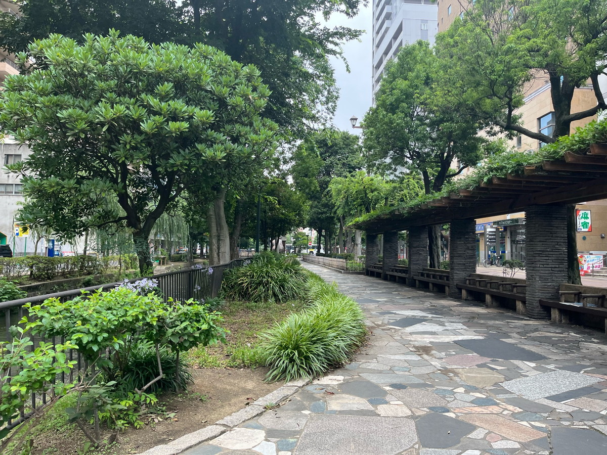 西川緑道公園