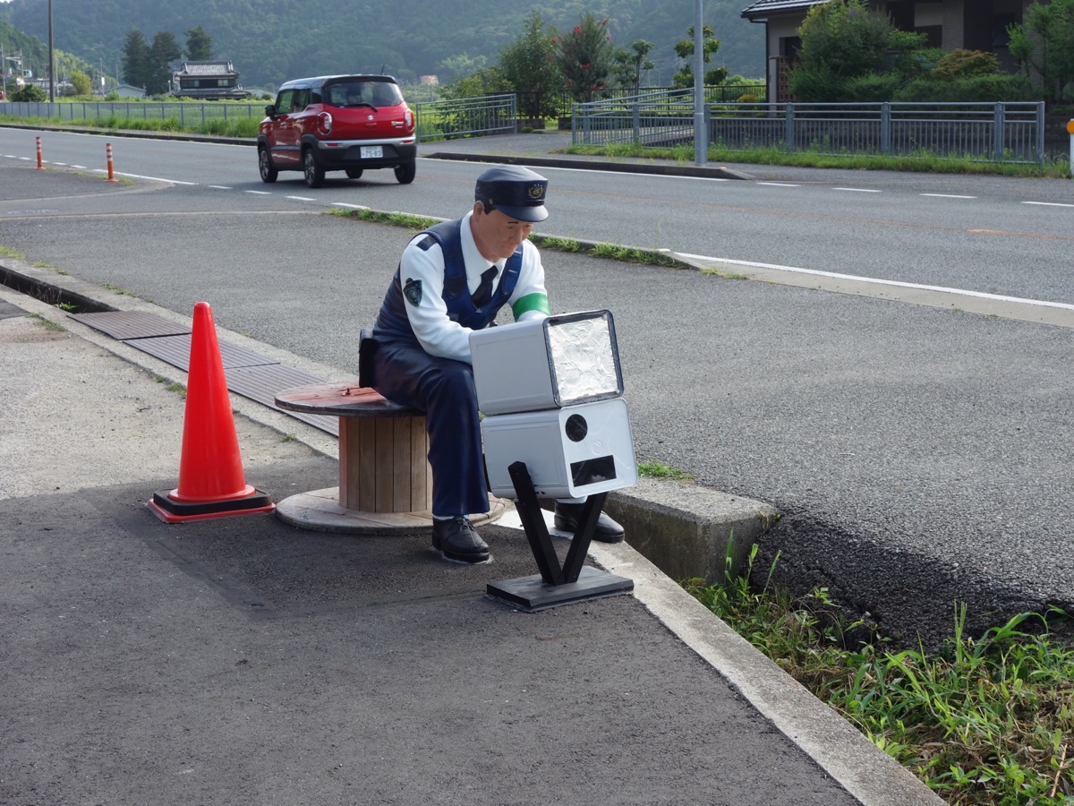 丹波篠山のパトカー