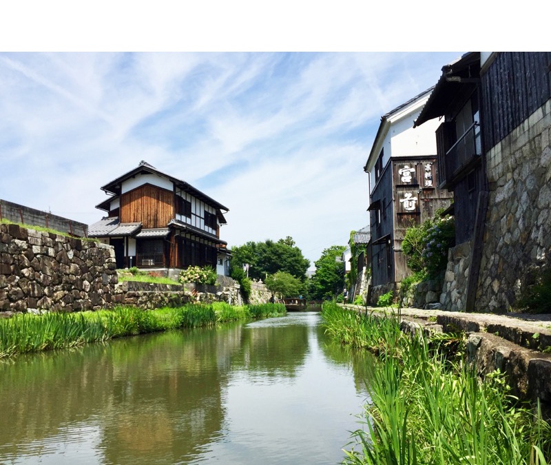 近江八幡の町並み