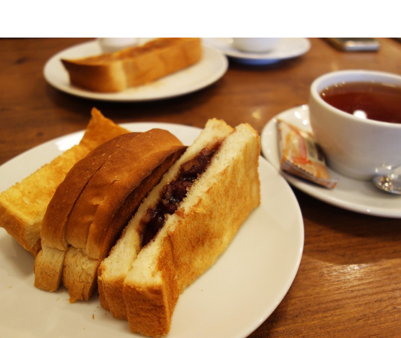 喫茶まつば・小倉トースト