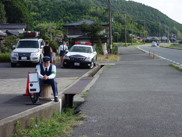 丹波篠山のパトカー