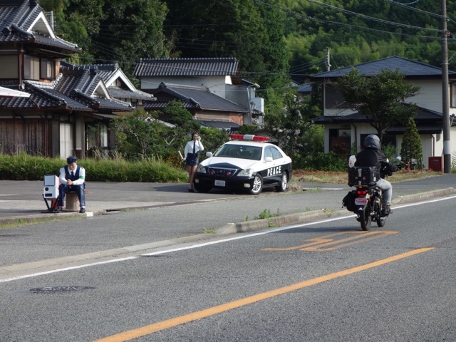 丹波篠山のパトカー