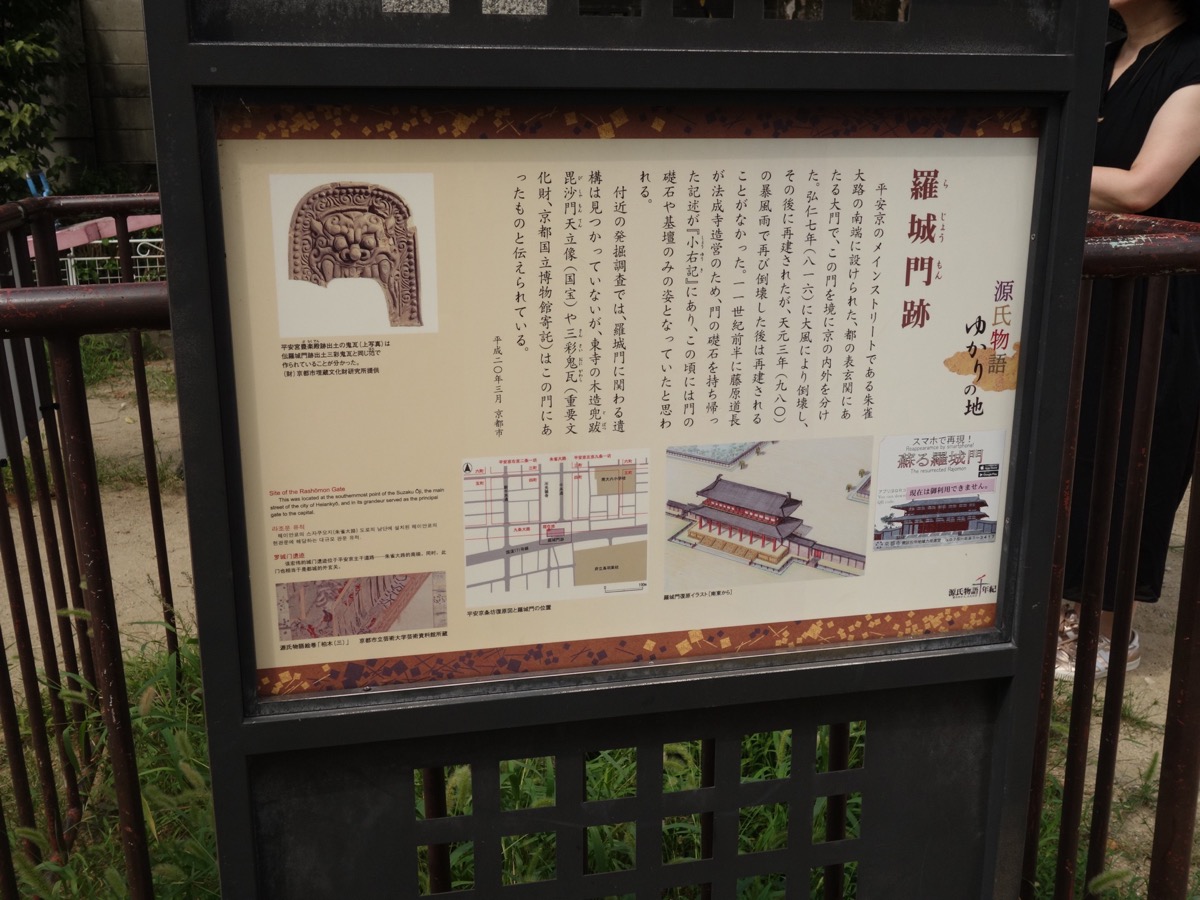 羅城門跡・西寺跡