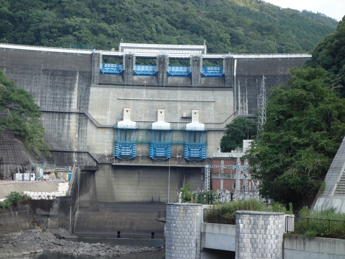 天ヶ瀬ダム・旧志津川発電所