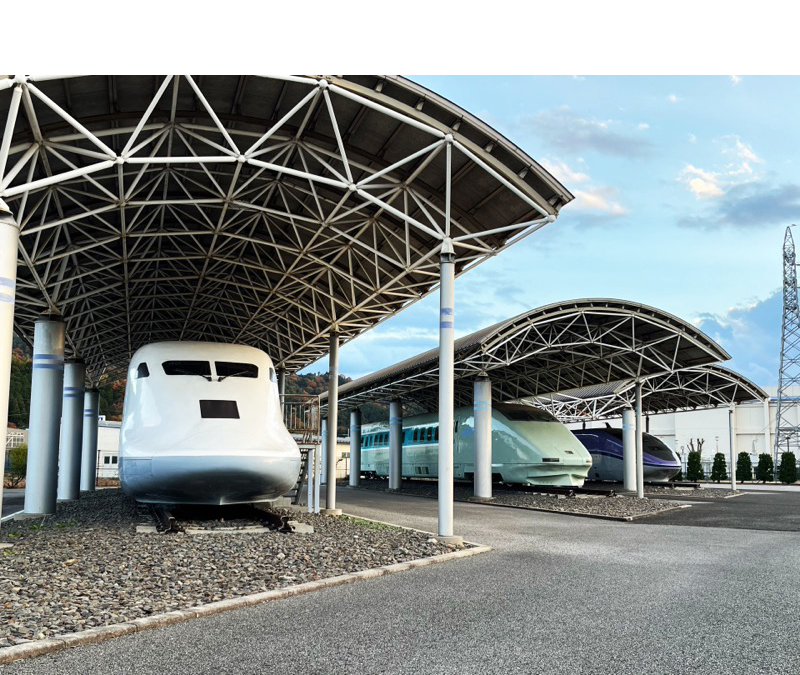 新幹線高速試験車両保存場