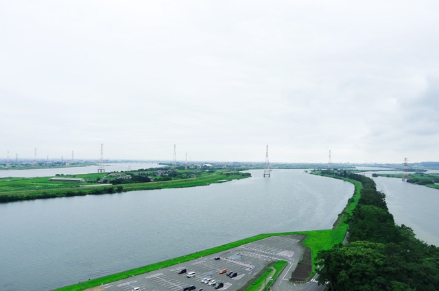 揖斐・長良川の背割堤