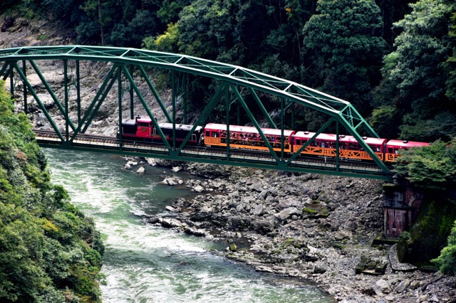 嵐山トロッコ列車