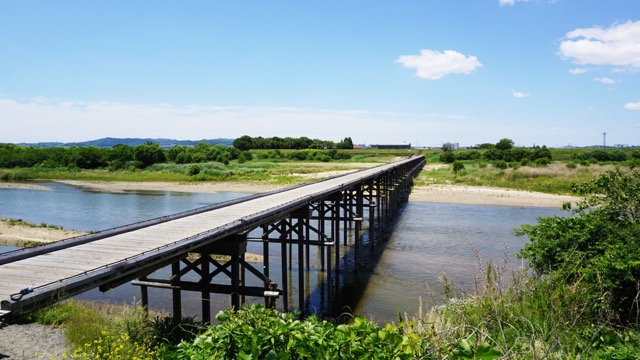 八幡流れ橋（上津屋橋）