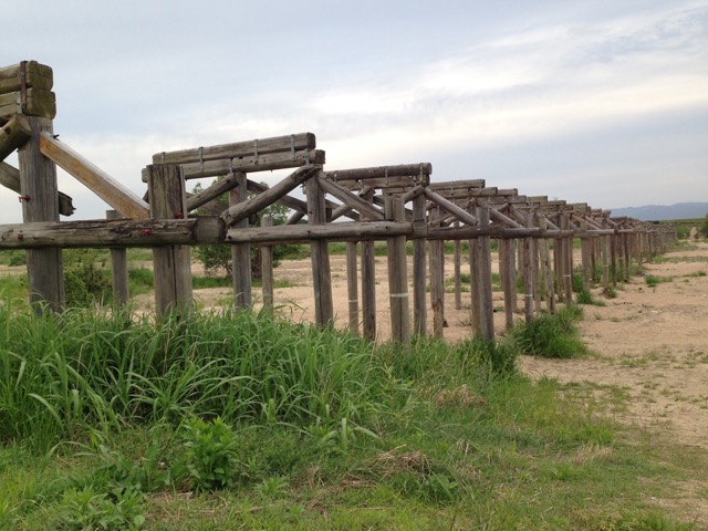 八幡流れ橋(上津屋橋)