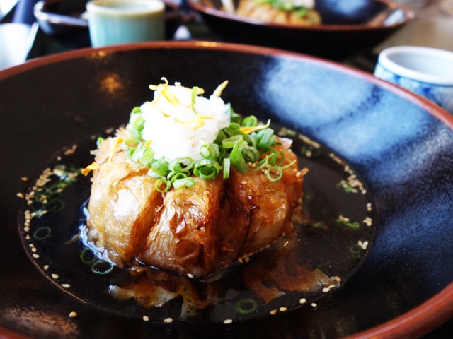 いづも庵・玉ねぎつけ麺