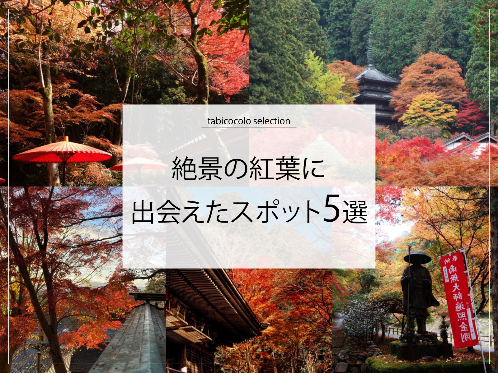 絶景の紅葉に出会えたスポット5選