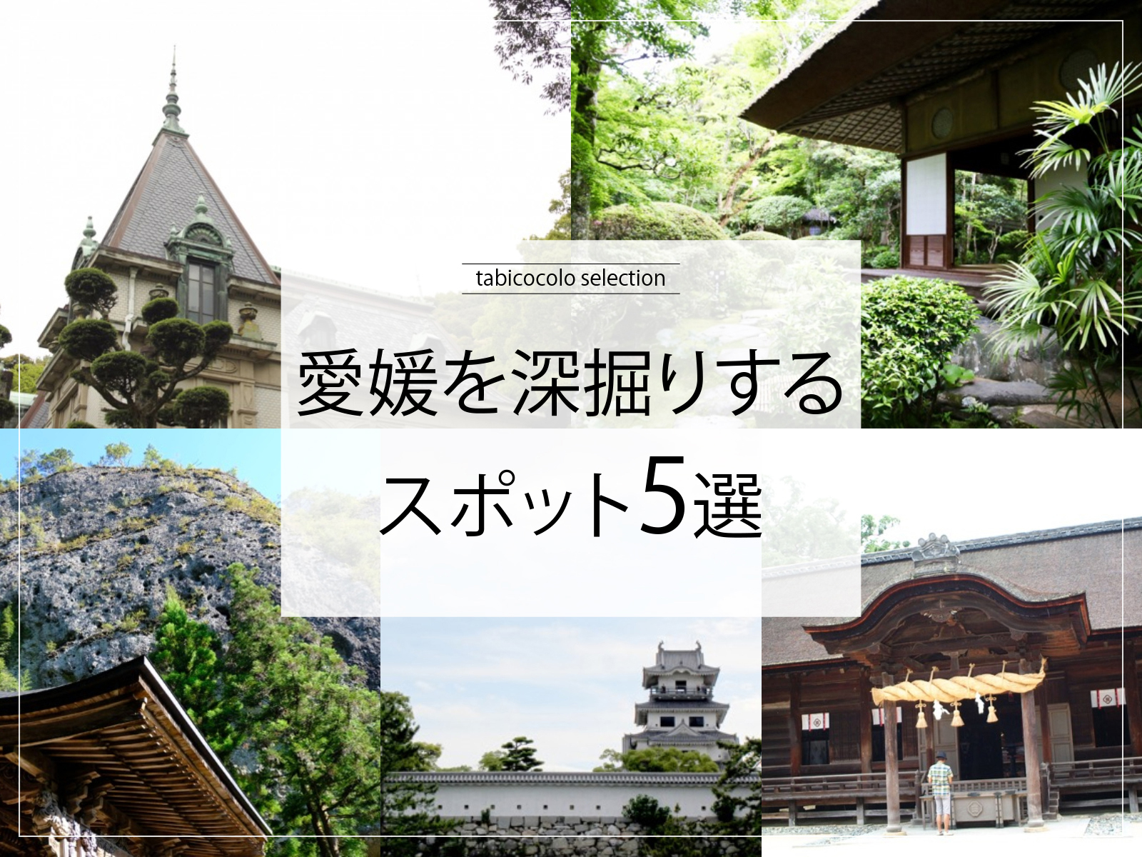愛媛県を深掘りするスポット5選